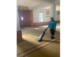 Antakya Belediyesi İbadethane temizliklerine devam ediyor