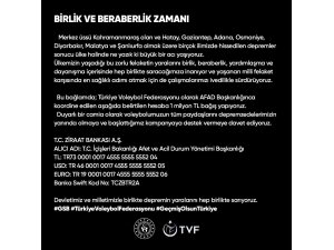 TVF’den 1 milyon TL’lik bağış