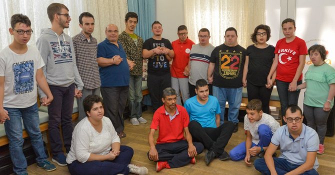 Özel çocuklar Aksaray’a sessiz kalmadı