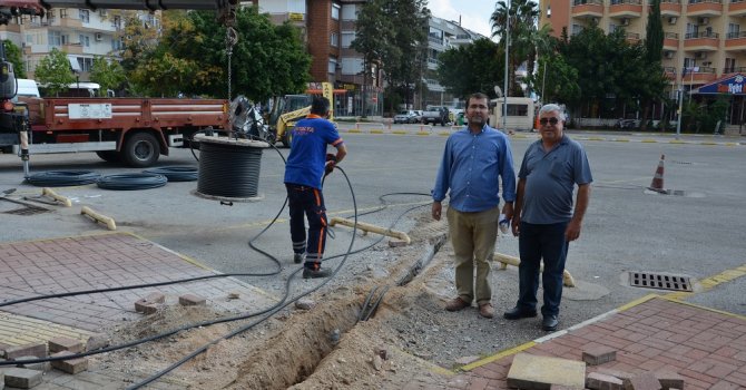 Büyükşehir Alanya Otogarı’ndaki aydınlatma sorununu kökten çözüyor