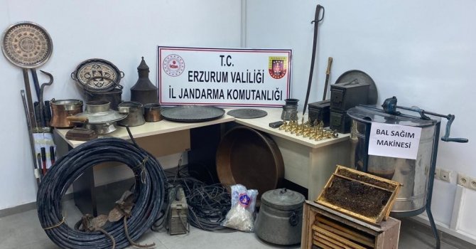Erzurum’da çok sayıda faili meçhul hırsızlık olayı aydınlatıldı: 4 tutuklama