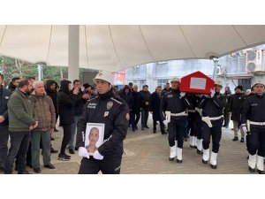 Depremde ölen Başkomiser ve eşi Çorlu’da ebediyete uğurlandı