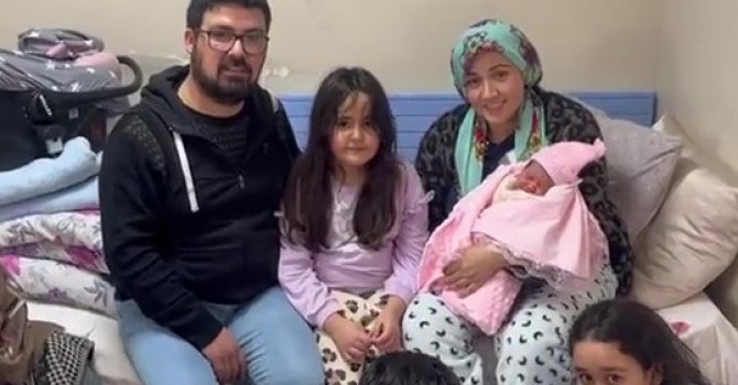 Sığındığı GASKİ tesislerinde doğurdu