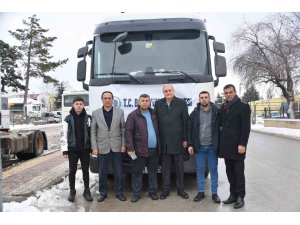 Bozüyük Belediyesi 8’inci yardım aracı yola çıktı