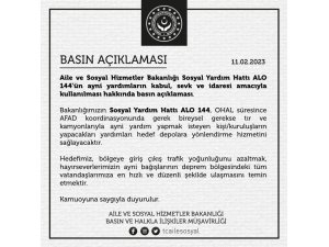 ALO 144, OHAL sürecinde yardım yapmak isteyenler için yönlendirme hattı olacak