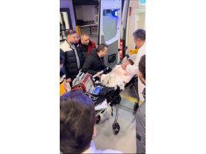 Enkazdan çıkarılan 11 aylık Berk bebek Çam ve Sakura Şehir Hastanesine getirildi