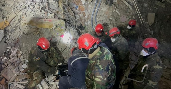 Azerbaycan ekibi Kahramanmaraş’ta 51 kişiyi enkazdan sağ çıkardı