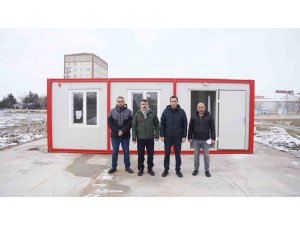 Yıldırım Belediyesi deprem bölgesinde konteyner şehir kuruyor