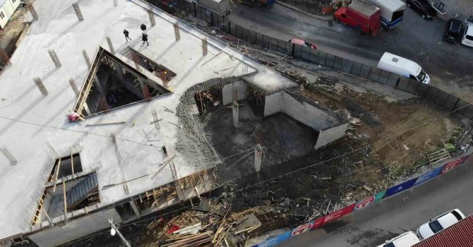 İBB’nin kreş inşaatı çöktü