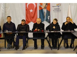 CHP lideri Kılıçdaroğlu’ndan deprem bölgesi Hatay’da açıklamalar