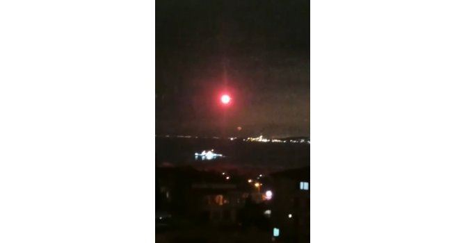 Marmara Denizi semalarındaki gizemli cisim paraşütlü işaret fişeği çıktı