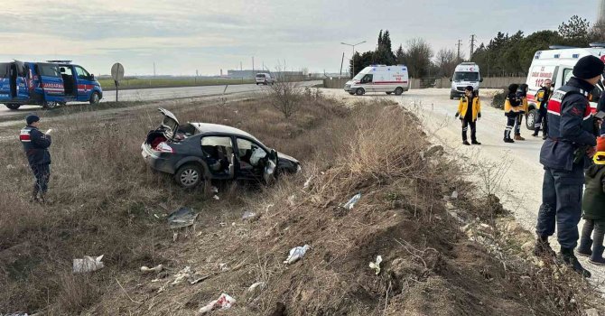 Kırklareli’nde trafik kazası: 3 yaralı