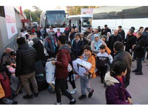 Adıyamanlı depremzedeler Aydın’a gelmeye devam ediyor