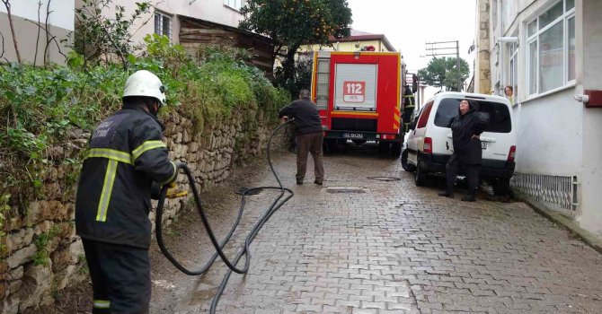Ordu’da baca yangını ekipleri harekete geçirdi
