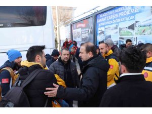 Kütahya İl Sağlık Müdürlüğü ekipleri deprem bölgesinden döndü