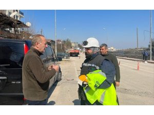 Başkan Atabay deprem bölgesine gitti