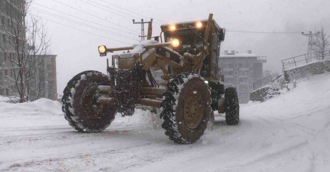 Artvin’de yoğun kar yağışı hayatı olumsuz etkiliyor