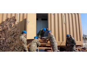 MSB: “TSK tarafından deprem bölgesinde 235 seyyar banyo ve tuvalet kurulumu tamamlandı”