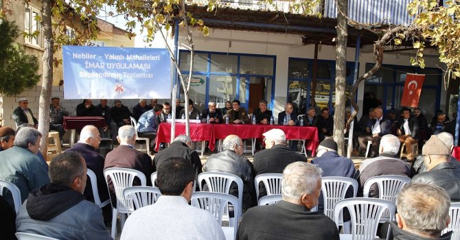 Nebiler ve Yalınlı mahallelerine imar müjdesi