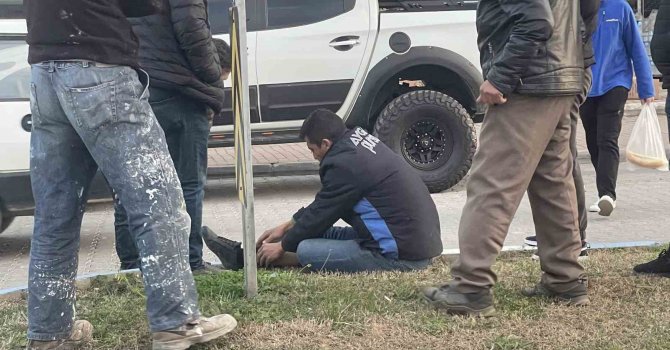 Gazipaşa’da otomobille motosiklet çarpıştı: 1 yaralı