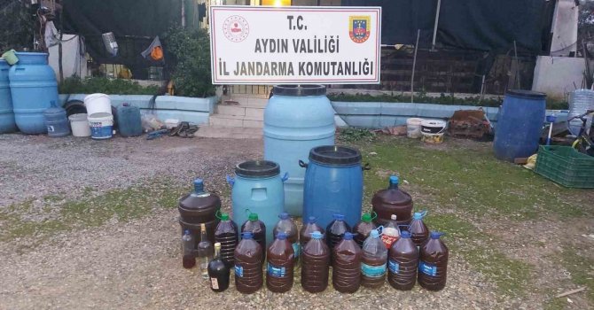 Didim’de 490 litre kaçak alkol ele geçirildi