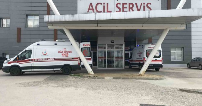 Elektrik çarpan işçi hastaneye kaldırıldı