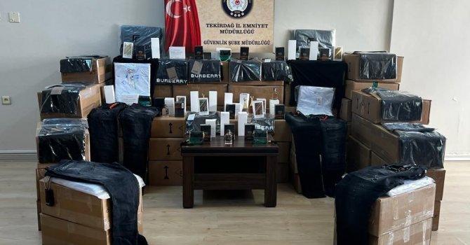 İstanbul’dan ürettikleri sahte ürünleri Tekirdağ’da satmaya çalıştılar