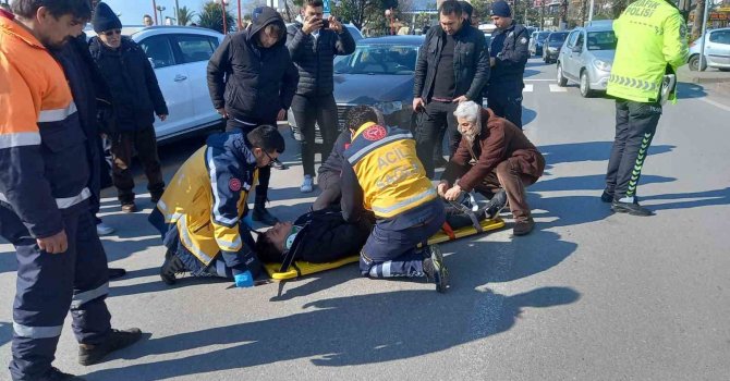 Ereğli’de trafik kazası 1 yaralı