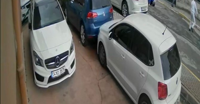 Pendik’te yardım tırının görevlisine silahlı saldırı anı kamerada