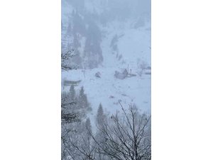 Avusor Yaylasında çığ