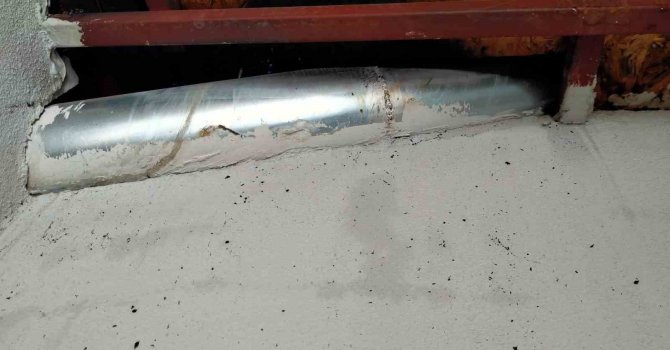 Buharkent’teki baca yangını korkuttu