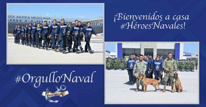 Meksikalı kurtarma ekipleri ülkelerine ulaştı