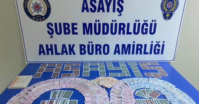 Aydın’da kıraathaneye kumar baskını