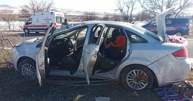 Elazığ’da trafik kazası: 2 yaralı
