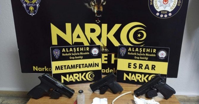 Manisa’da uyuşturucu operasyonu: 3 gözaltı