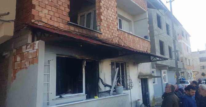 Samsun’da sızıntı yapan tüp patladı