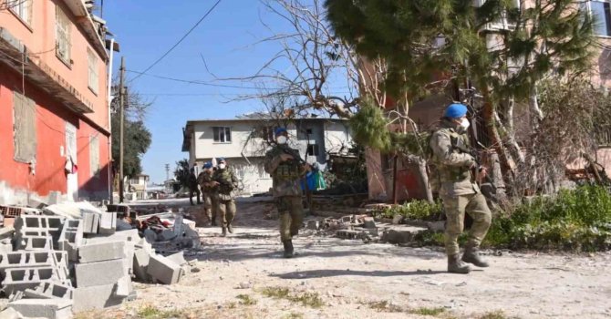 1’inci Komando Tugayı ve 2’nci Komando Tugayı Hatay’da asayiş görevini sürdürüyor