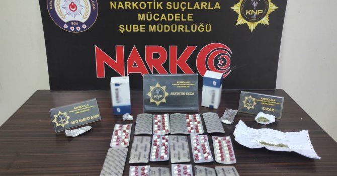 Kırıkkale’de uyuşturucu madde ticaretine 2 tutuklama