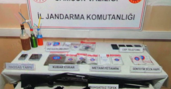Çarşamba’da uyuşturucu operasyonu: 4 gözaltı