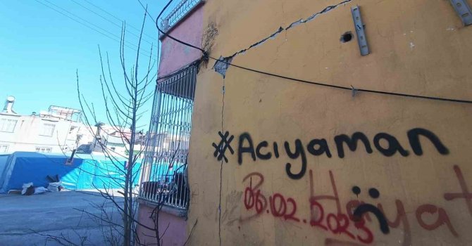 Adıyaman, acısını duvarlara yazdı: ’Acıyaman’