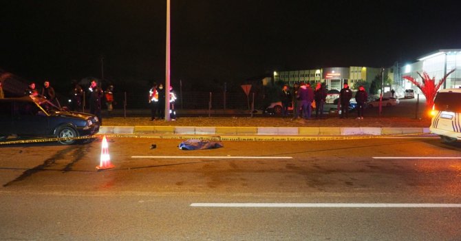 Balıkesir’de yolun karşısına geçerken otomobilin çarptığı şahıs hayatını kaybetti