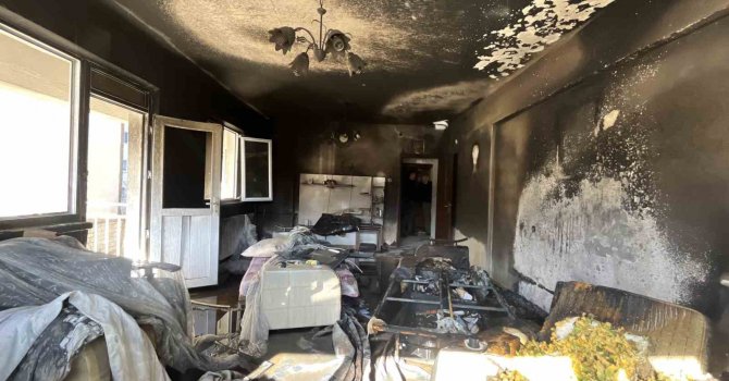 Eskişehir’de ev yangını, 1 ölü