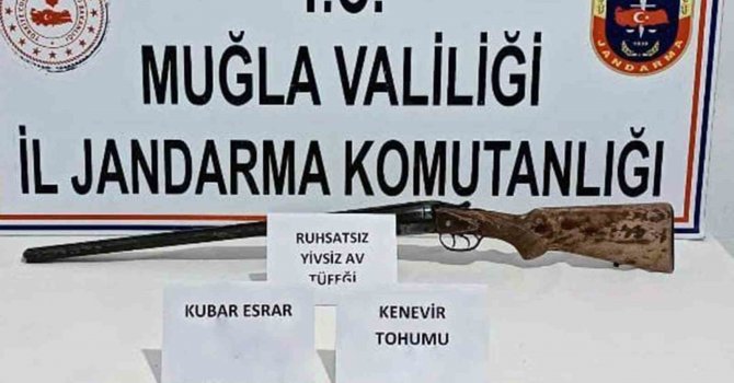 Jandarmadan Seydikemer’de uyuşturucu operasyonu