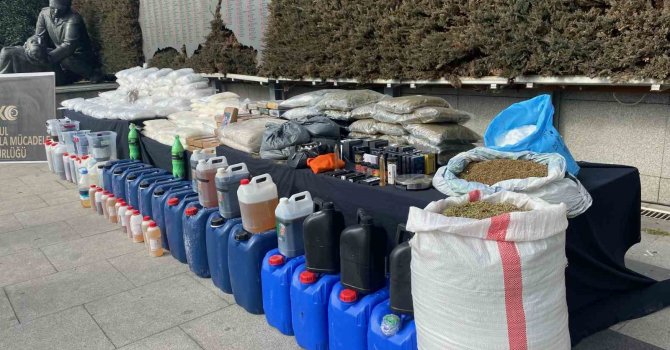 İstanbul’da 1 ton 63 kilo uyuşturucu madde ele geçirildi