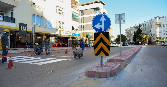 Şirinyalı’da yeni trafik düzeni