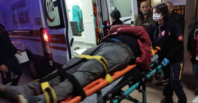 Motosikletli iki çocuk kazada ölümden döndü