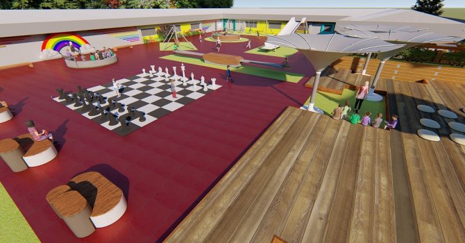 3 bin metrekare yeşil alanı olacak