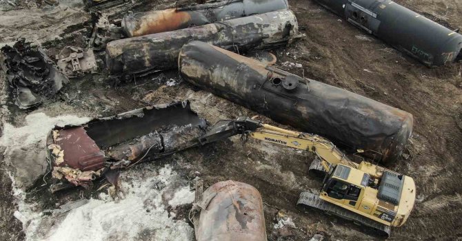 ABD’de çevre felaketine neden olan tren kazasıyla ilgili ön rapor yayınlandı