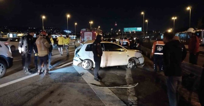 Üsküdar’da trafik kazası: 1 yaralı