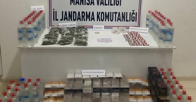 Tekel bayisine uyuşturucu baskını